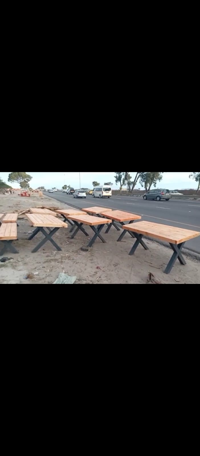 Picnic tables