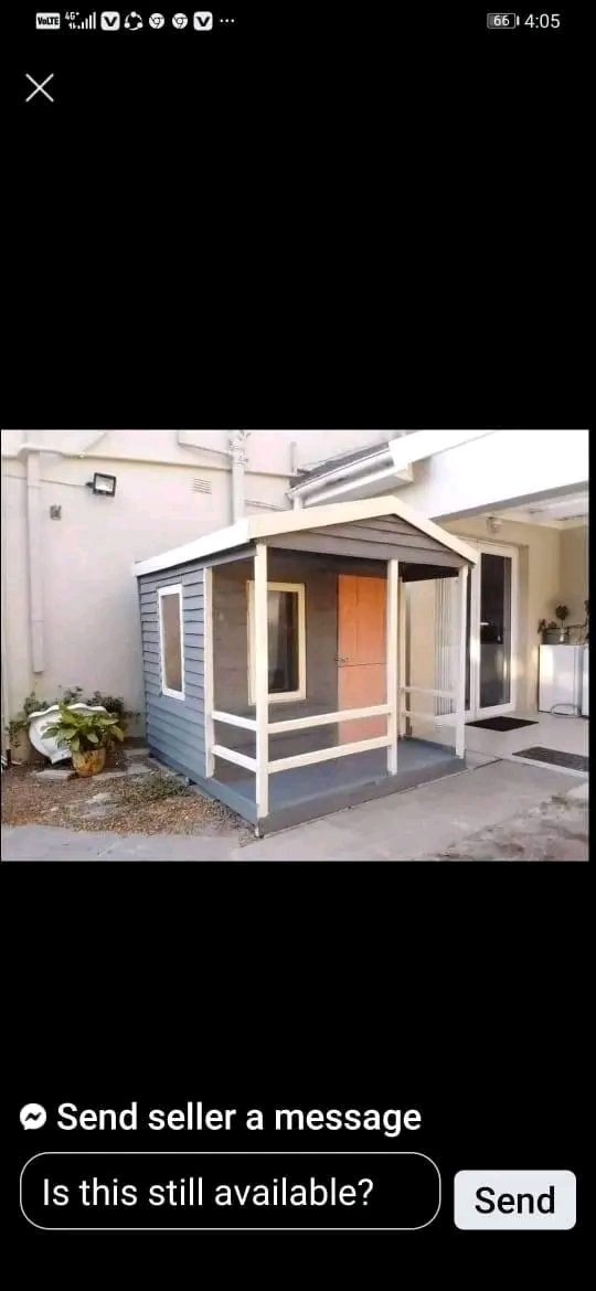 Security house with porch